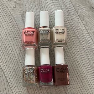Color Club Nail Polish Bundle- Set of 6